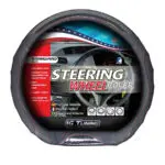 Steering Wheel Cover Racing D Shape Black, KOKO24-P IGT