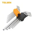 9 Pcs Torque Hex Key T10-T50 Tolsen 20056
