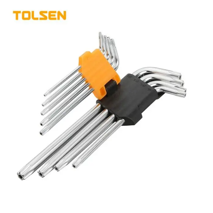 Torque Hey Key 9 Pcs Torque Hex Key T10-T50 Tolsen 20056 – ZMMA