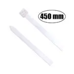 Cable Ties 5.3mm x 18" White 100pcs  (A131016-127)