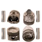 Pistons Ford Cortina, Escort OHV 1300, 1600 XFLOW CROSSFLOW, 80.985mm SET OF 4, 751M-6102HKA JCC - STD
