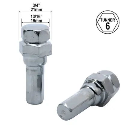 Socket Adapter Key 6 Side Drive for Wheel Lock Lug Nuts 0515-6 IGT