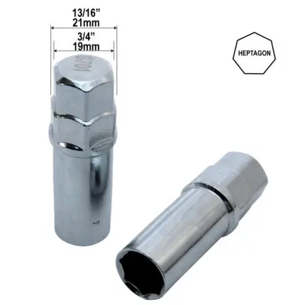 Socket Adapter Key 7 Side Drive for Wheel Lock Lug Nuts 0515-3 IGT