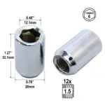 Wheel Nut (Hex) 1.5 IGT A-12-CR
