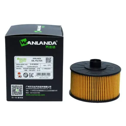 Oil Filter Nissan Qashqai J11E 1.2L HRA2DDT 13~21 Juke F16 1.6L15208-00Q0E 15208-00Q1E Wanlanda
