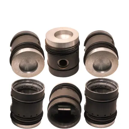 Pistons and Rings Austin, SET OF 6, WS112 Weslite -+.060"/1.50mm