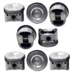 Pistons and Rings Holden 308 V8 IVL, 101.6mm SET OF 8, RY2501P Repco - STD