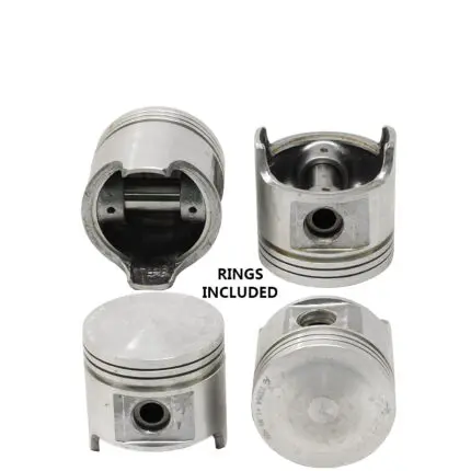 Pistons and Rings Madza 616, 626, B1600 P/Up Press Type NA Eng., 78mm SET OF 4, 23964 AE -+.040"/1.00mm