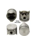 Pistons and Rings Toyota Celica, 88.5mm SET OF 4, RY2555P Repco -+.060"/1.50mm