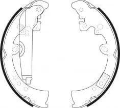 Brake Shoes Toyota Hilux '01–'21, Fortuner '05–'22 OHK (Rear)