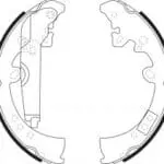 Brake Shoes Toyota Hilux '01–'21, Fortuner '05–'22 OHK (Rear)