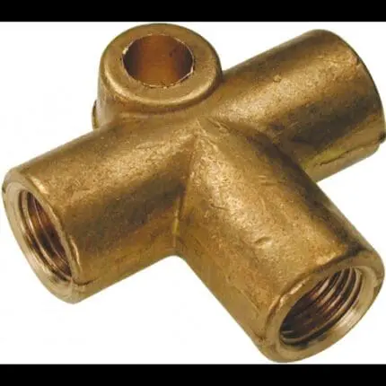 Brake Line Fitting 3 way Tee adapter 3/8"X 24 UNF MAFCO