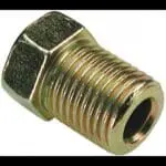 Brake Line Fitting 10mm x1  3/16" Line SHORT FULLY THREADED- B687 MAFCO