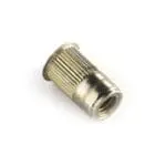 Threaded Insert Knurled Flush Mount 4mm x 0.7 (6.25mm OD)