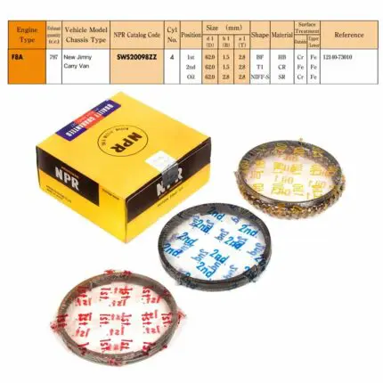 Rings Set Suzuki Carry ST90, F8A Eng, 62mm, SWS20098AA NPR -+.060"/1.50mm