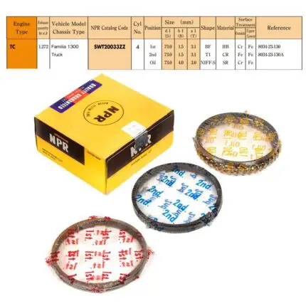 Rings Set Mazda 323 RWD H/Back TC Eng., Mitsubishi L300 P/up, 73mm, SWT20033ZZ NPR - STD