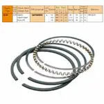 Rings Set Mazda F8, Toyota 1Y, 2Y, 3Y, 86mm, 30660 RIK - STD