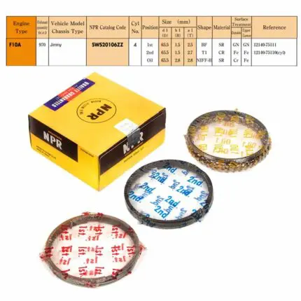 Rings Set Suzuki Jimny 4x4 SJ410, F10A, 65.5mm, SXS20106AA NPR - STD