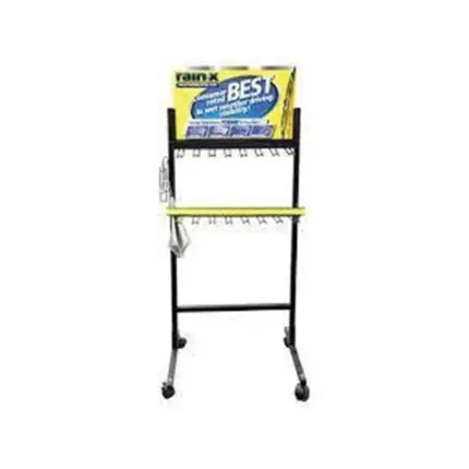Rain-X Wiper Blade Display 2 Sided Rolling Rack