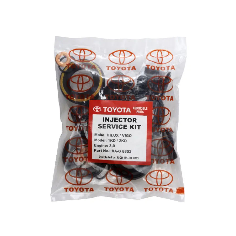 Injector Service Kit Toyota Hilux/Vigo 1KD/2KD Eng. 3.0L, RA-G8802 Toyota Injector Service Kit Toyota Hilux/Vigo 1KD/2KD Eng. 3.0L, RA-G8802 Toyota