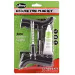 Slime Slime Tire Plug Kit w/ Pistol Grip Style, Plugs and Plug Bond Deluxe Reamer/Plugger (11-Piece) 2040-A