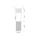 Truck Wheel Stud Ford, Leyland 22mm, LH