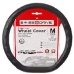 Steering Wheel Cover D Shape Black, 250DSCB Swiss Drive
