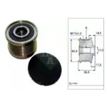 Pulley Alternator Nissan Dualis ’07–’14 NJ10, Juke ’10–’20 F15, Qashqai ’10–’14 J10 ,  XTrail ’10–’15 T31 ,MR16/20 Eng INA