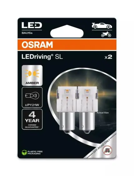 Bulb Osram LEDriving SL PY21W (2PC)  7507DYP