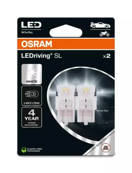 Bulb Osram LEDriving SL W21W/5W WHITE (2PC)  7515DWP