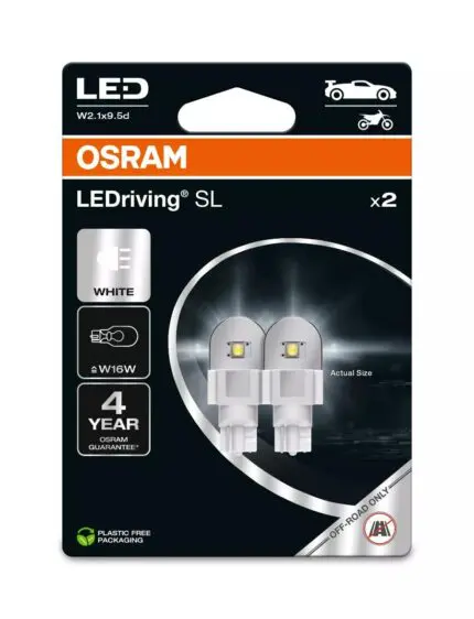 Bulb Osram LEDriving SL W16W WHITE (2PC)  921DWP