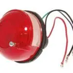 Tail Lamp Round 12V Red Land Rover Series 2,3 '64-'74 LEP
