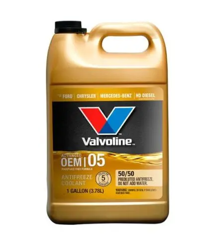 Coolant Valvoline Advanced OEM 05 Yellow 50/50 Gallon