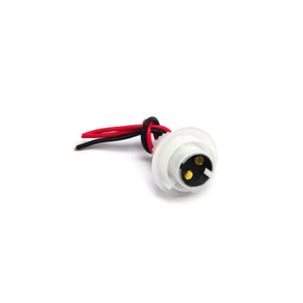 Socket 2 Contact Push   Turn  PLASTIC
