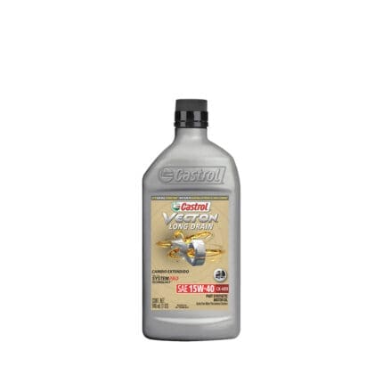 Oil Castrol Vecton Gold Full Synthetic SAE 15W40 Quart Diesel