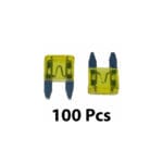 Fuse Mini Blade 20 Amps 100 Pcs   YW-M20A