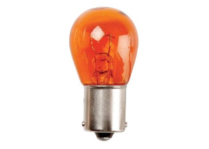 Bulb Ring 12V  R343  21W  BA15s  SCC  Amber