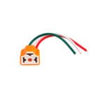 Socket H4 CERAMIC w/Thick Cable SY-H40045
