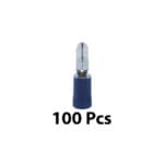 Terminal Blue Bullet Connector Male 100Pcs