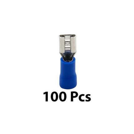 Terminal Blue Female 100 Pcs   A-GAV-BL