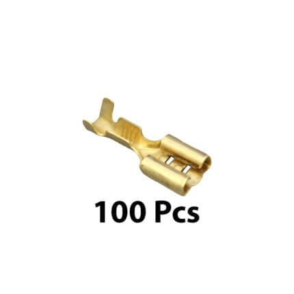 Terminal Copper Female 18x8mm 100Pcs   622-D6 3H