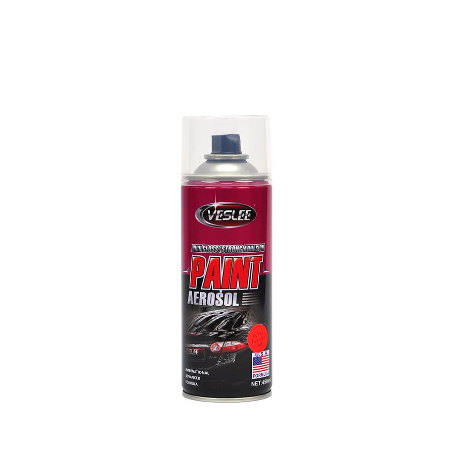 Spray Paint Veslee Fluorescent Red High Gloss NO 1001 450ml Spray Paint Veslee Fluorescent Red High Gloss NO 1001 450ml