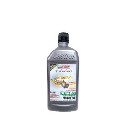 Oil Castrol Vecton Silver Part Synthetic SAE 15W40 Quart Diesel