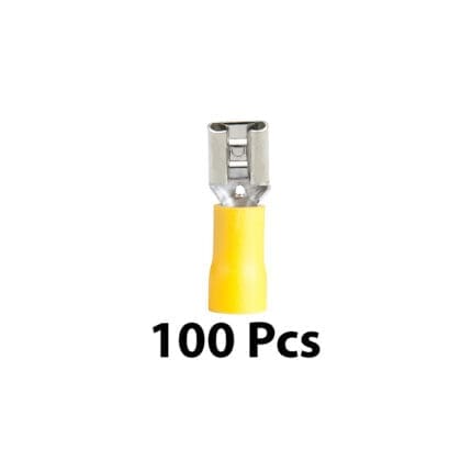 Terminal Yellow Female 100Pcs  A-GAV-YW