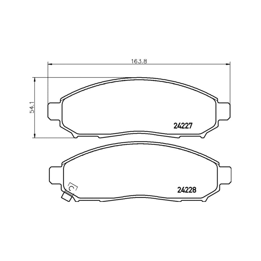 Disc Pads Nissan Navara D40, Serena C25/C26, Frontier, Pathfinder R51 Danaher (Front) Disc Pads Nissan Navara D40, Serena C25/C26, Frontier, Pathfinder R51 Danaher (Front)