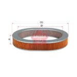 Air Filter Mazda 323 Lx   Ford Laser  A-1703 Sakura