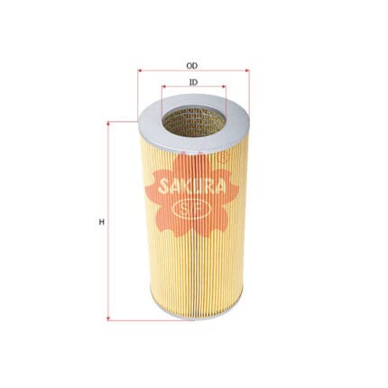 Air Filter TOYOTA Hiace ’89–’21 (1RZ,2RZ,1TR,2TR,2L,3L,5L) A-1128 Sakura