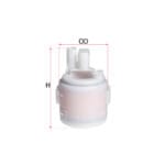 Fuel Filter Nissan Almera N16   B15 Almera Y11 Wingroad  Ad Wagon   X-Trail T30   In Tank  FS-1812 Sakura