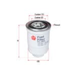 Fuel Filter Nissan D21  D22  E24  E25  Caravan ZD30DD  Vanette HC23 96-15  Toyota Prado TX  With Water Trap   FC-1803 Sakura