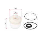 Fuel Filter Toyota Hiace, Hilux, Fortuner, Isuzu D-Max, Mitsubishi L200 F-1111 Sakura